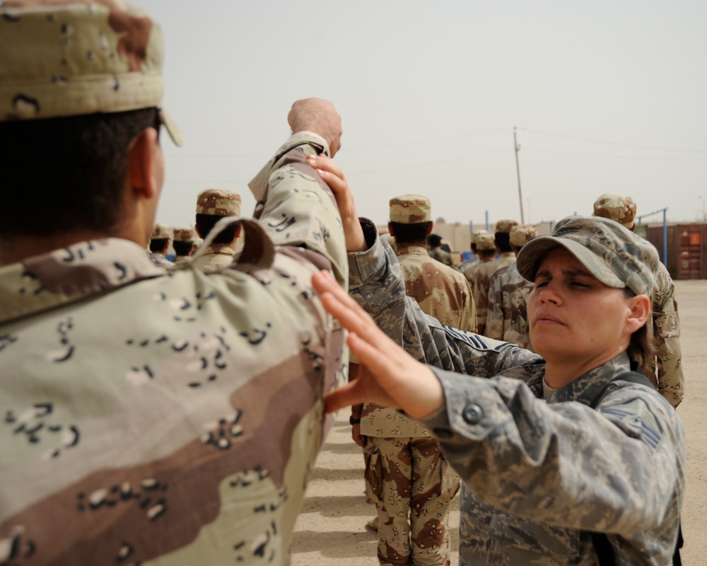 United States Air Force instructor makes her mark on Iraq's future