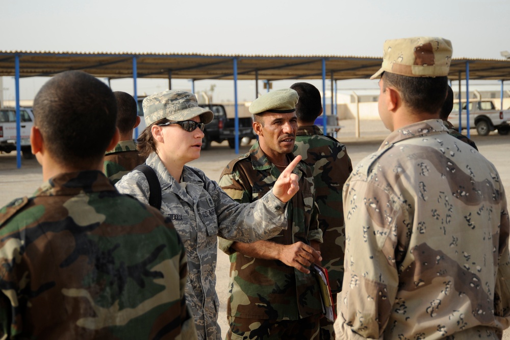 United States Air Force instructor makes her mark on Iraq's future