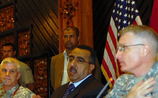 Multi-National Division - Baghdad, Government Of Iraq leaders agree on guidelines for Iraqi reconstruction