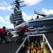 Loading missiles aboard the USS Theodore Roosevelt