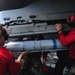 Loading missiles aboard the USS Theodore Roosevelt