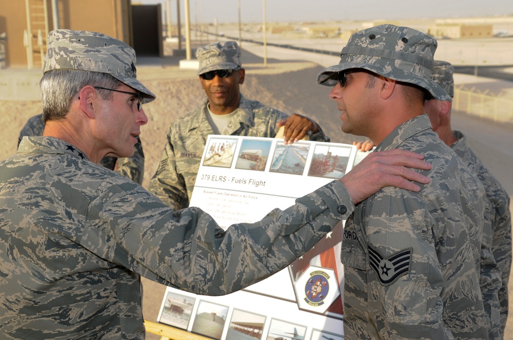 Air Foce Chief of Staff Visits 379th Air Expeditionary Wing