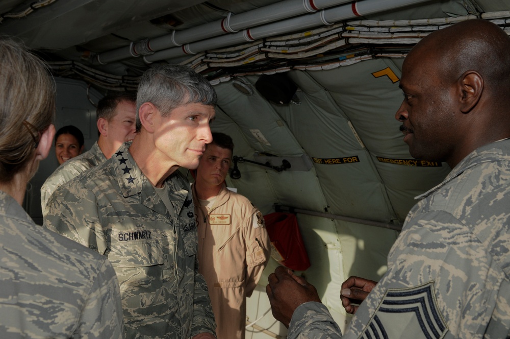 Air Foce Chief of Staff Visits 379th Air Expeditionary Wing