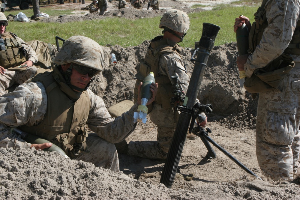 22nd Marine Expeditionary Unit Heightens Skills During Fire Support Training