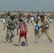 2nd Battalion, 320th Field Artillery Regiment Hands Out Soccer Equipment to Iraqi Children