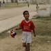 Iraqi children love soccer