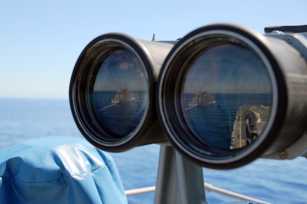 A closer look at replenishment for the USS Essex