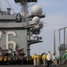 USS Ronald Reagan flight deck drills