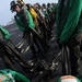 USS Ronald Reagan flight deck drills