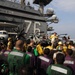 USS Ronald Reagan flight deck drills