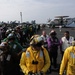 USS Ronald Reagan flight deck drills