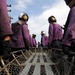 USS Ronald Reagan flight deck drills