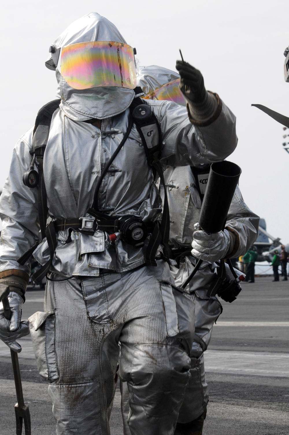 USS Ronald Reagan Flight Deck Drills