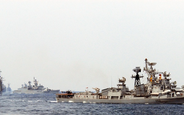 USS Ronald Reagan in Indian Ocean action