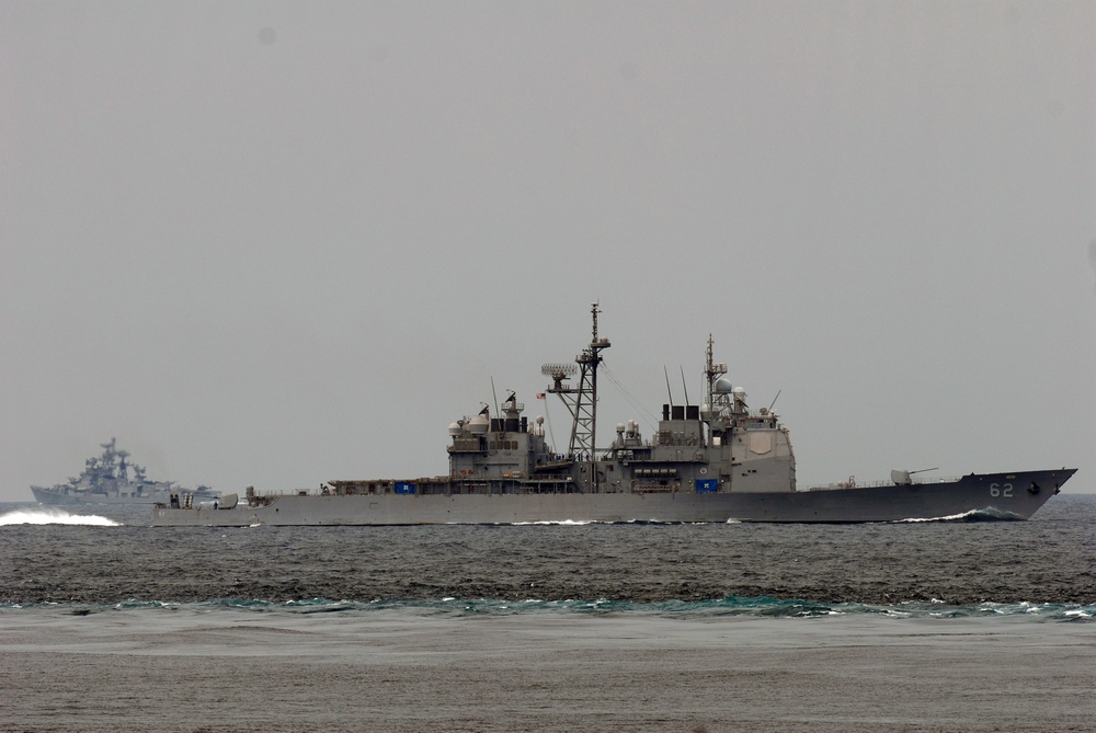 Action alongside the Indian Navy
