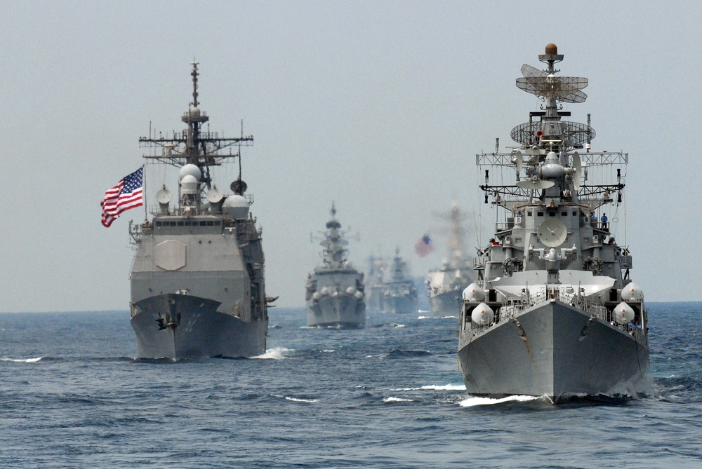 Action alongside the Indian Navy