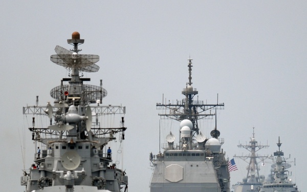 Action alongside the Indian Navy
