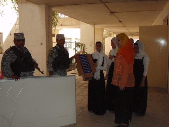 Iraqi national police give Sha'ab schools clean slate