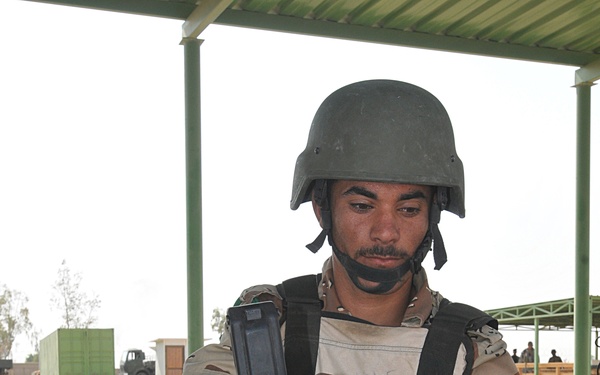 Assembling a machine gun