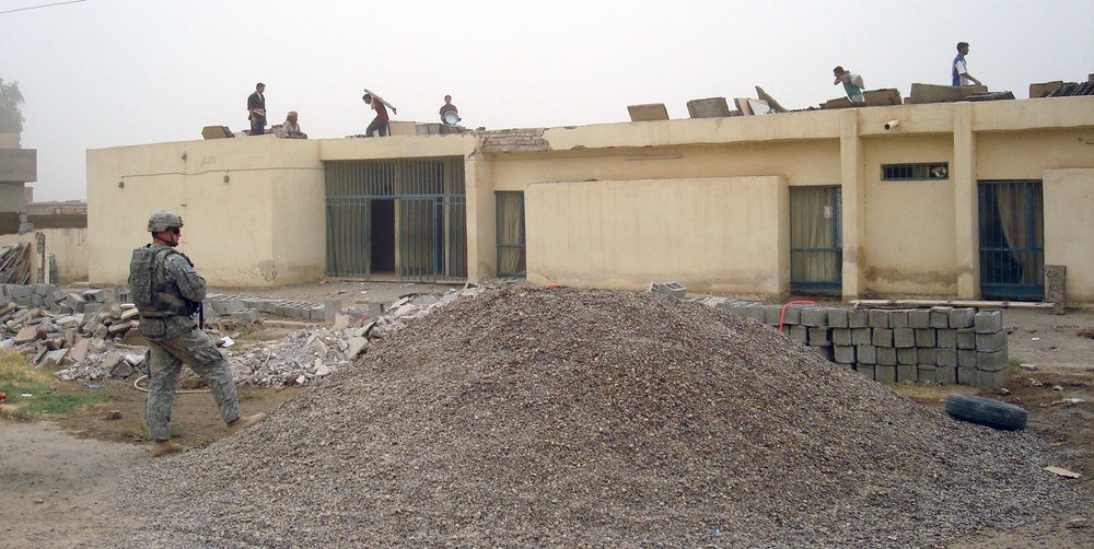 Strykehorse Squadron view GOI funded projects in Taji