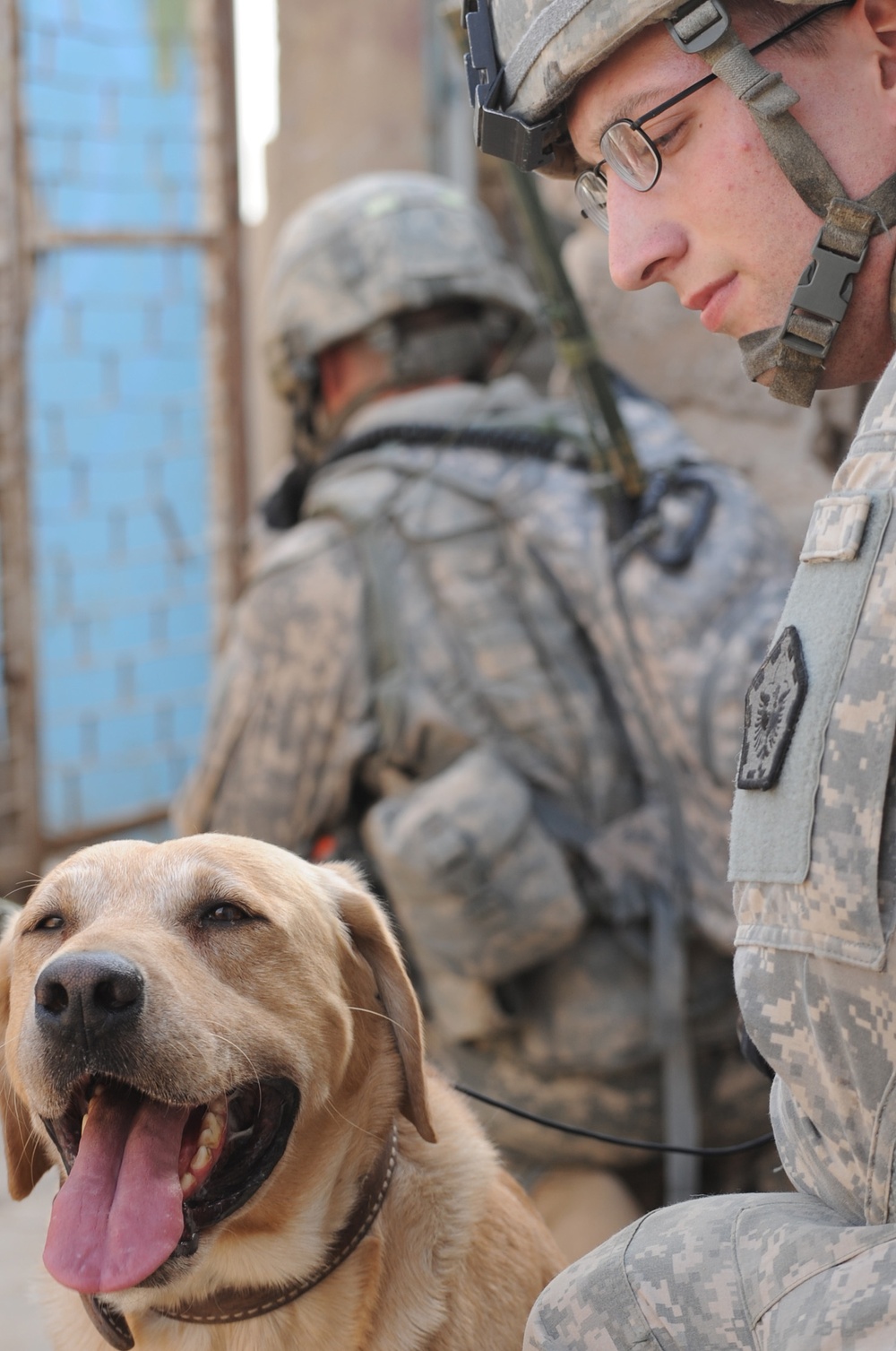 Joint patrol Iraqi army and U.S Army in Baghdad