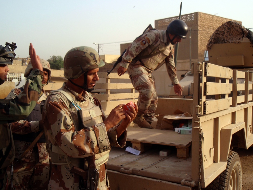 Iraqi army takes lead in largest medical event in Ghazaliyah