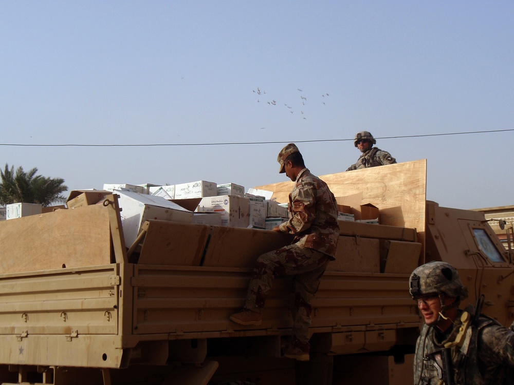 Iraqi army takes lead in largest medical event in Ghazaliyah