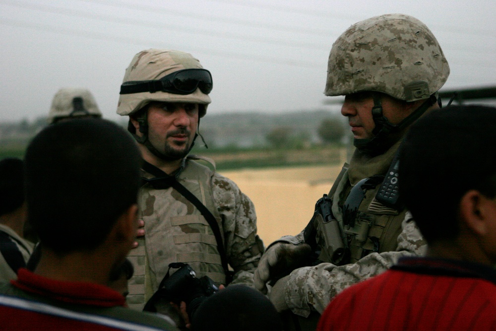 Marines Help Iraqis Build for Their Future in Fallujah
