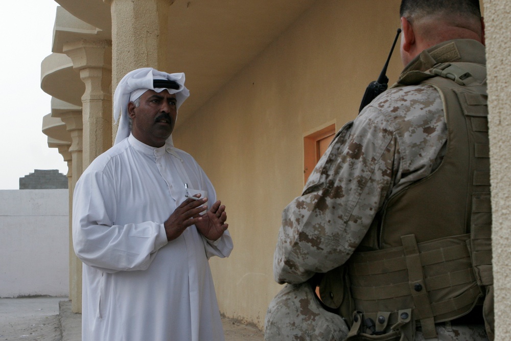 Marines Help Iraqis Build for Their Future in Fallujah