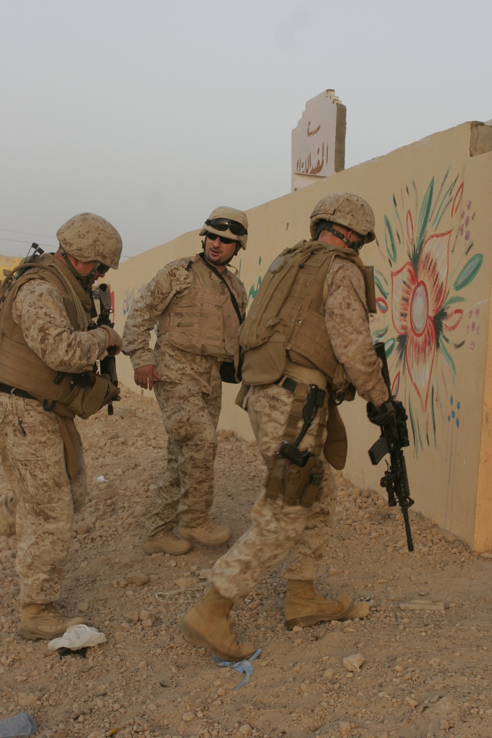 Marines Help Iraqis Build for Their Future in Fallujah