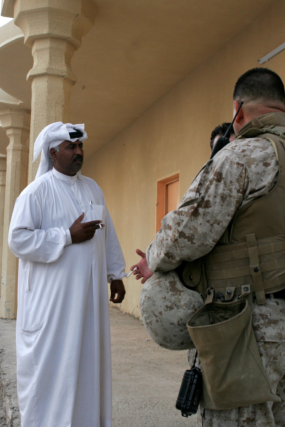 Marines Help Iraqis Build for Their Future in Fallujah