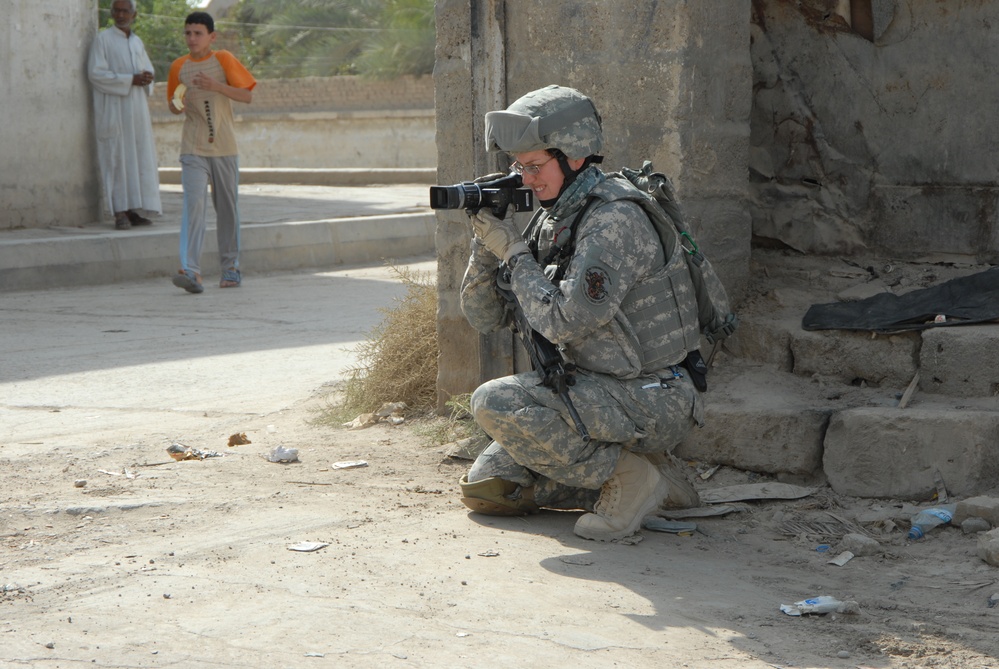 Joint patrol U.S. and Iraqi Army Abu Ghraib