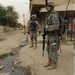Market patrol in Baghdad