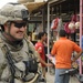 Market patrol in Baghdad