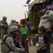 Market patrol in Baghdad