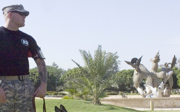 Dog Teams Keep International Zone Safe