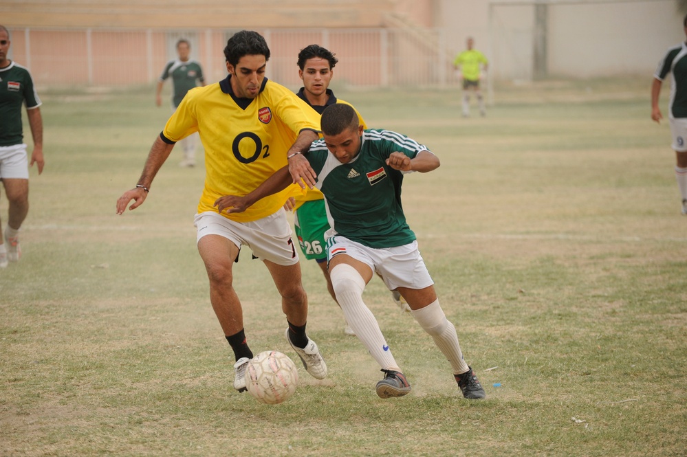 Iraqi Army versus Sons of Iraq in Soccer