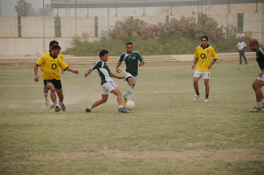 Iraqi Army versus Sons of Iraq in Soccer
