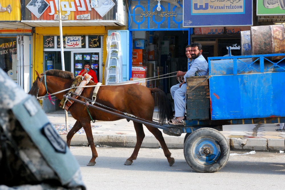 Downtown al Kut shows signs of normalcy