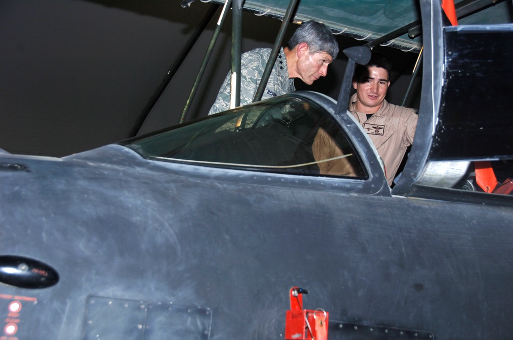 Chief of Staff of the Air Force, Chief Master Sergeant of the Air Force Visit Key Airpower Base in Southwest Asia