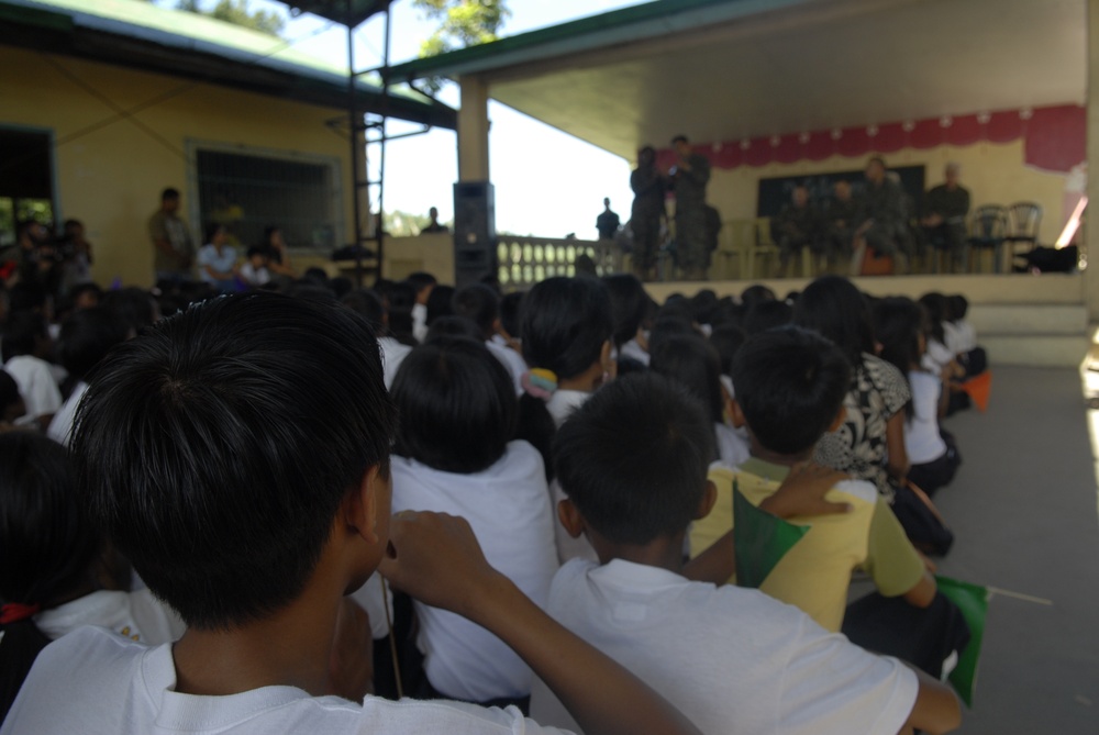 U.S. Marine Corps Community Relations Event at Philippine Elementary School