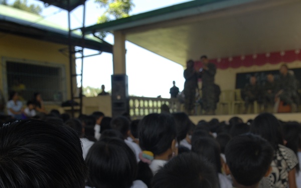 U.S. Marine Corps Community Relations Event at Philippine Elementary School
