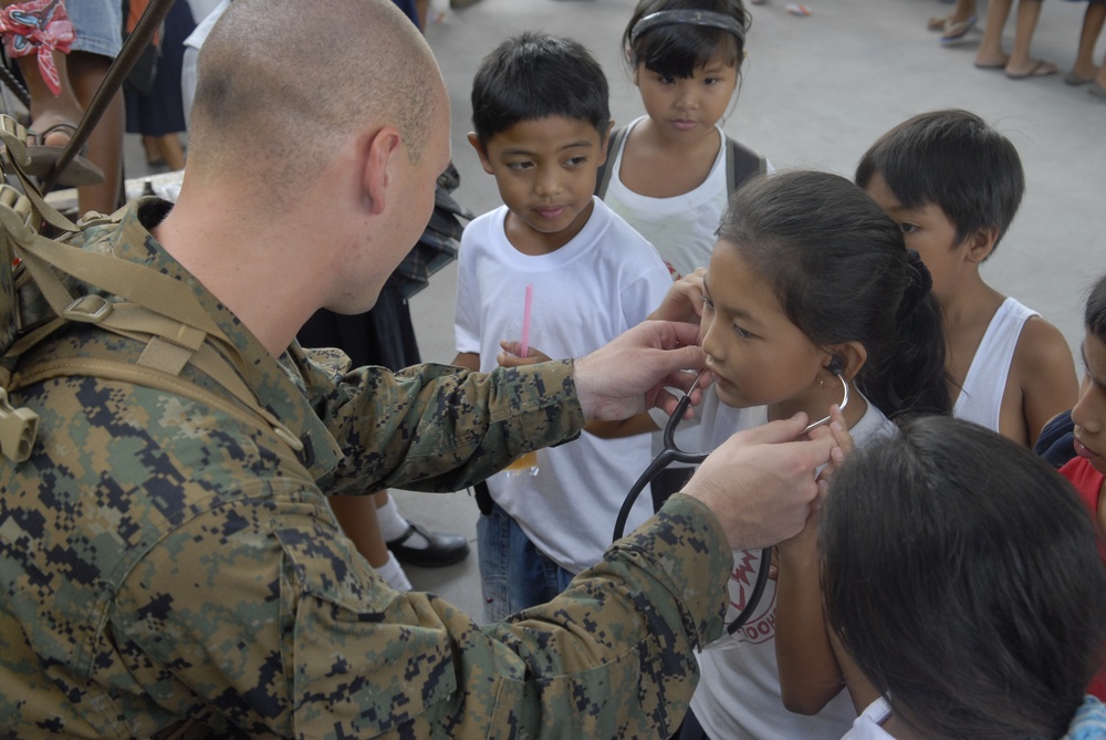 U.S. Marine Corps Community Relations Event in the Philippines