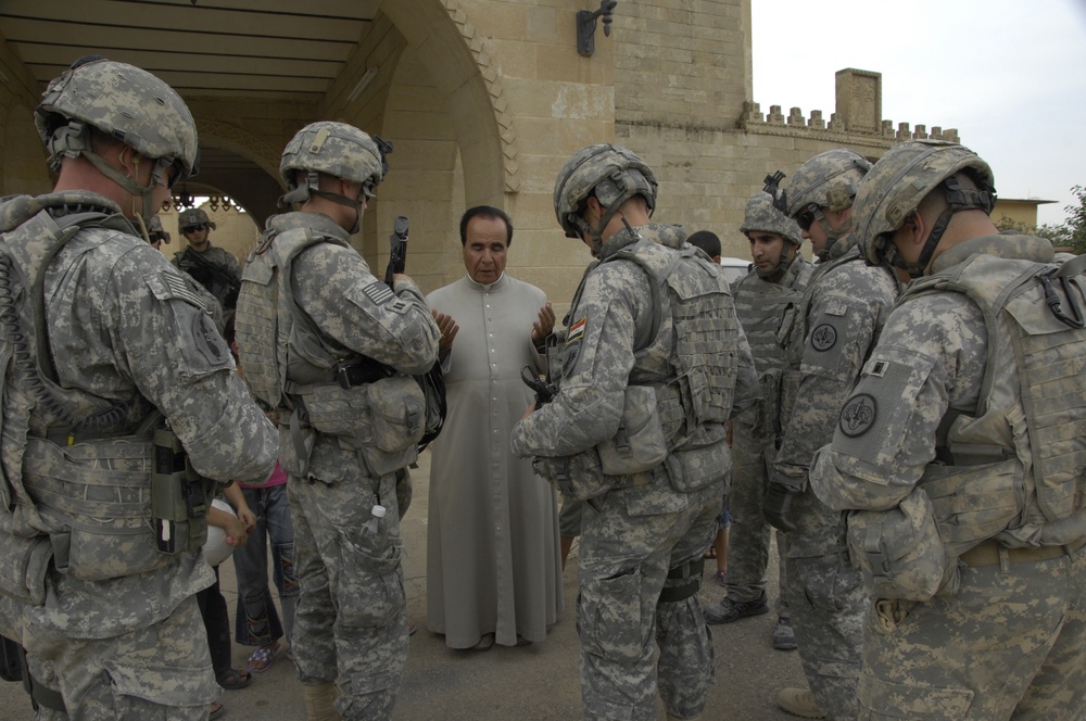 Civil Affairs Visits Monastery in Mosul