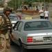Iraqi army, British army patrol in Basra