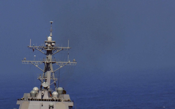 USS Kidd, USS John C. Stennis conduct flight operations in Southern California