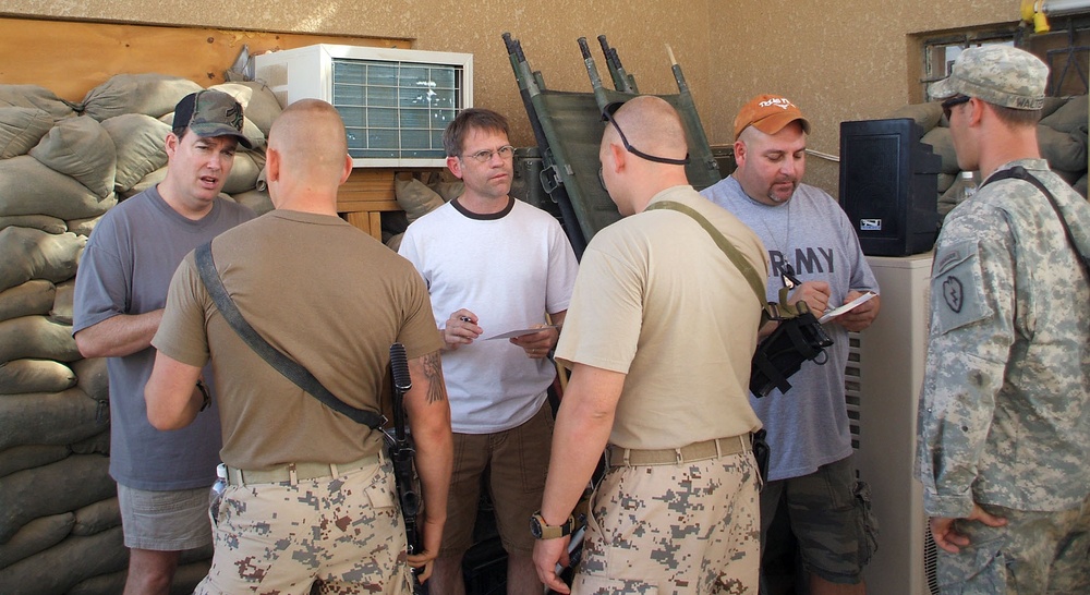 Headhunter Soldiers let loose when comics come to town