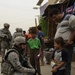 Soldiers patrols Adhamiyah