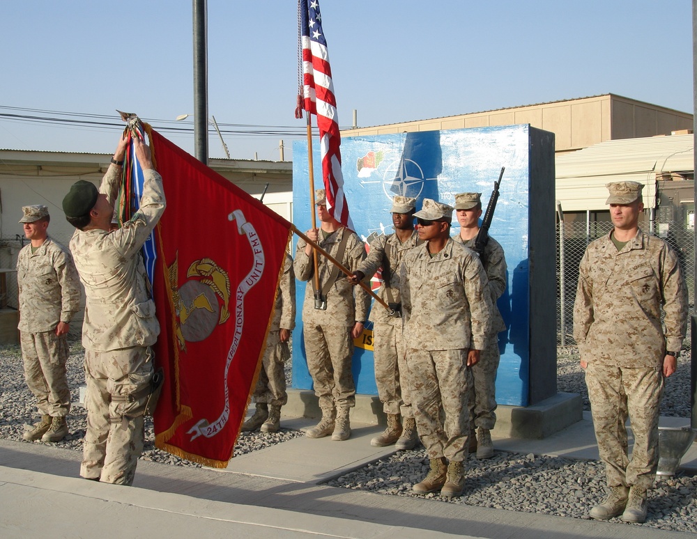 24th MEU Receives Allied Command Operations Campaign Pennant