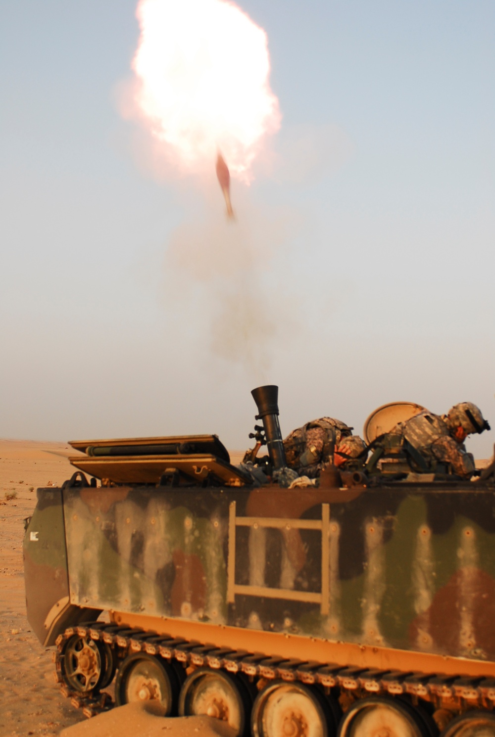 Dragon Mortar-men bombard desert